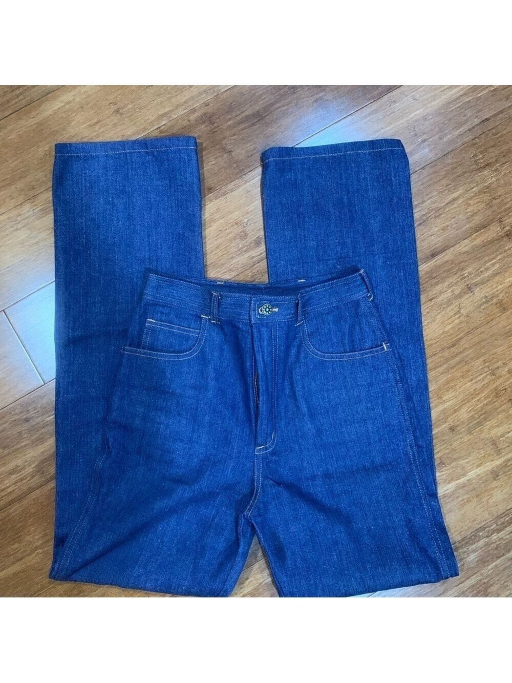 Vntg Sears straight leg denim jeans size 10 Tall